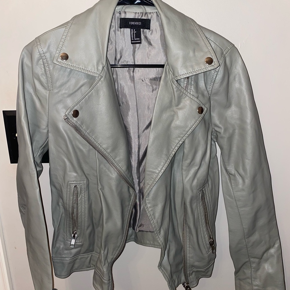 Women leather jacket